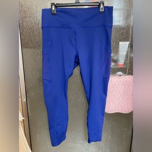 FABLETICS power hold leggings- royal blue